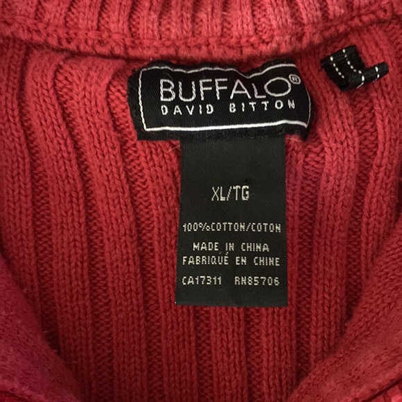 Buffalo Sweater Co half zip sweater. - Picture 2 of 3